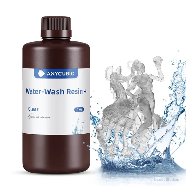 Anycubic WaterWashableResin Transparent 1 grande